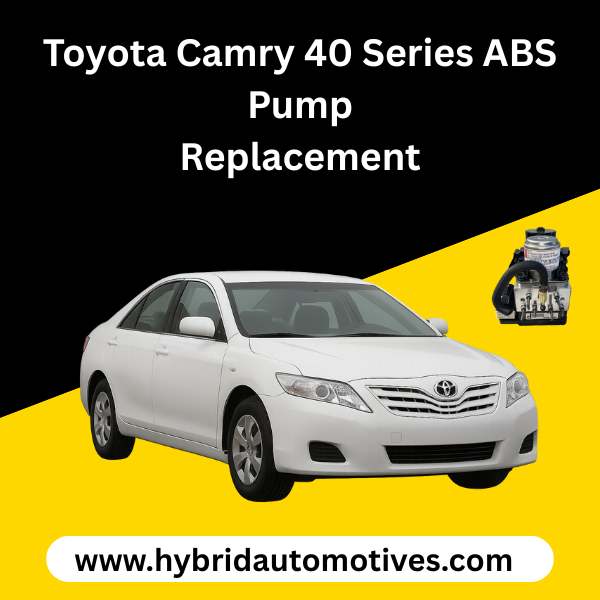 Toyota Camry 40 Series ABS pump Replacement