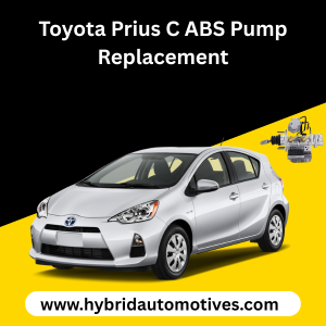 Toyota Prius C ABS pump Replacement
