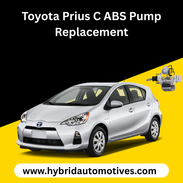 Toyota Prius C ABS pump Replacement