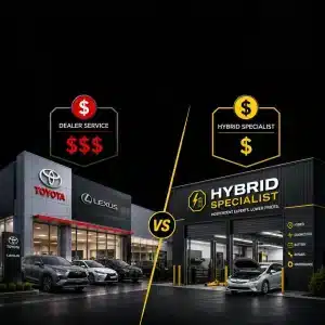 Dealer vs Independent Hybrid Battery Replacement: Cost Comparison